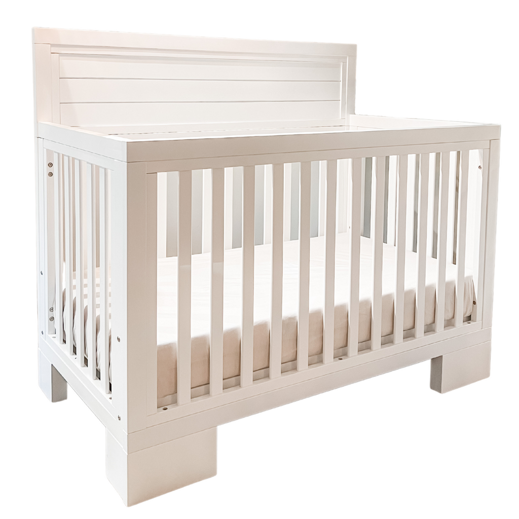 Hampton cot top bed white